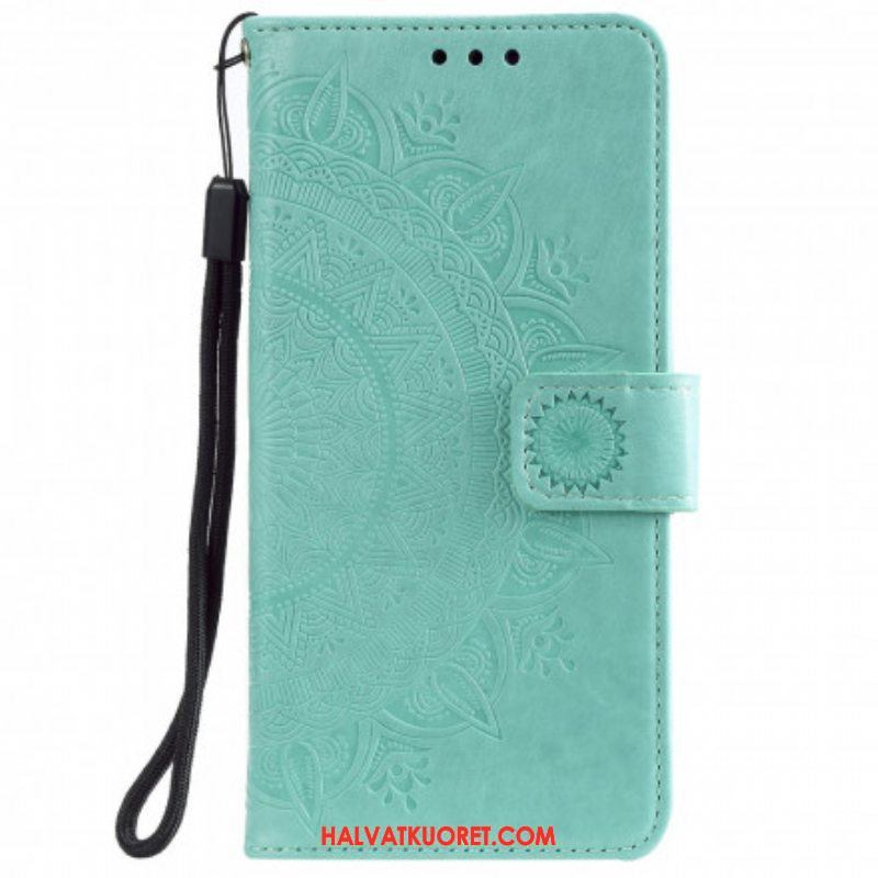 Nahkakotelo Xiaomi Redmi Note 10 5G Auringon Mandala