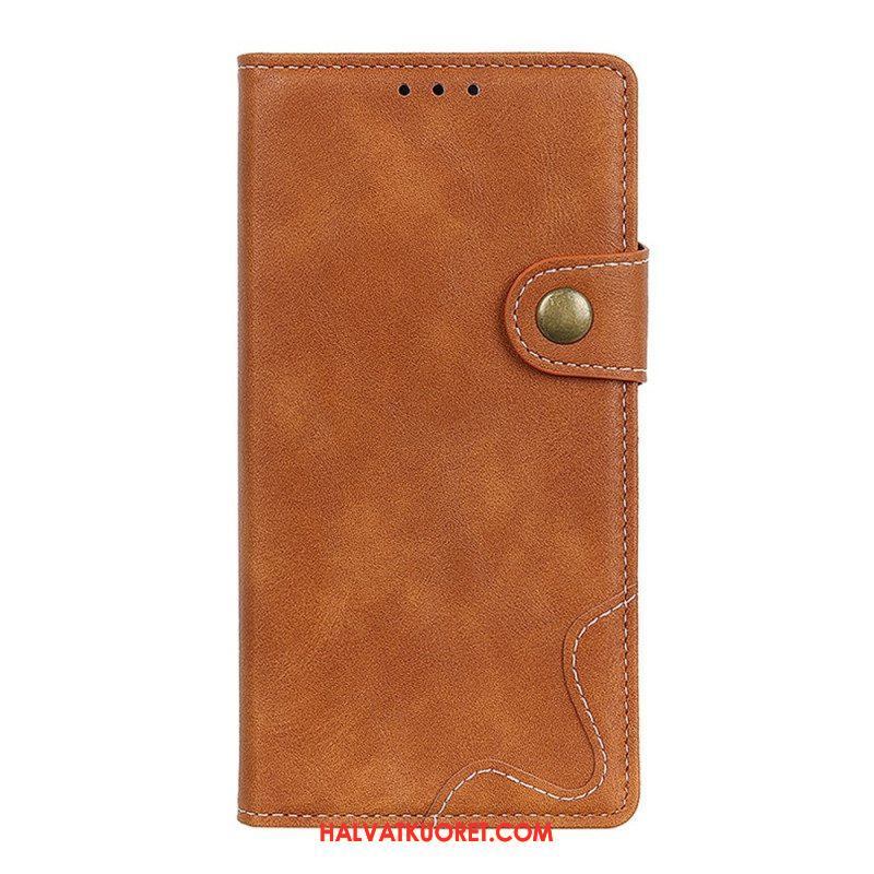 Nahkakotelo Xiaomi Redmi Note 11 / 11S Taiteelliset Ja Saumat