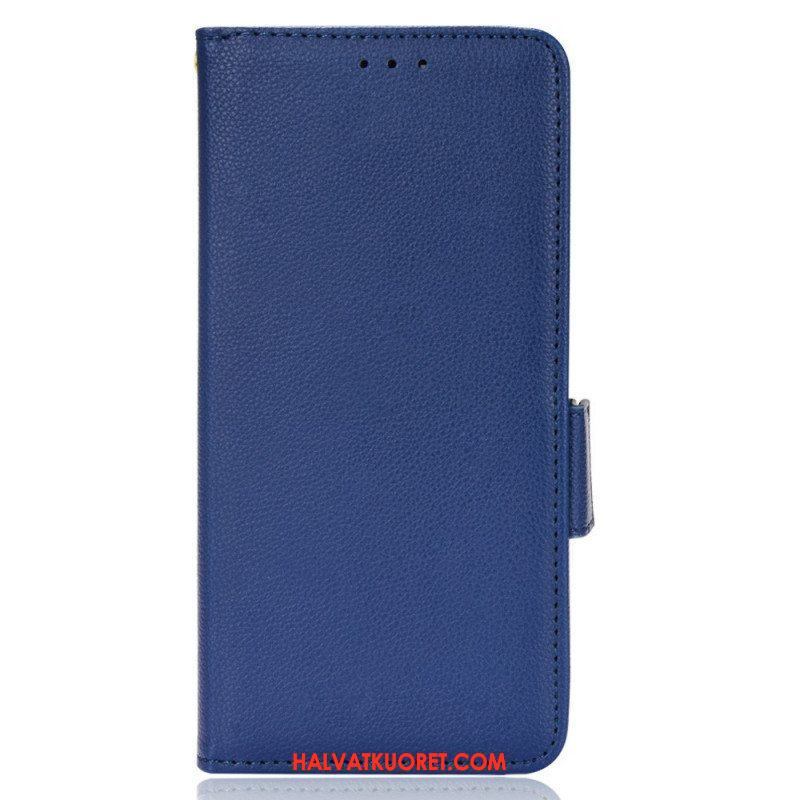 Nahkakotelo Xiaomi Redmi Note 11 Pro Plus 5G Perinteinen Litchi Faux Leather