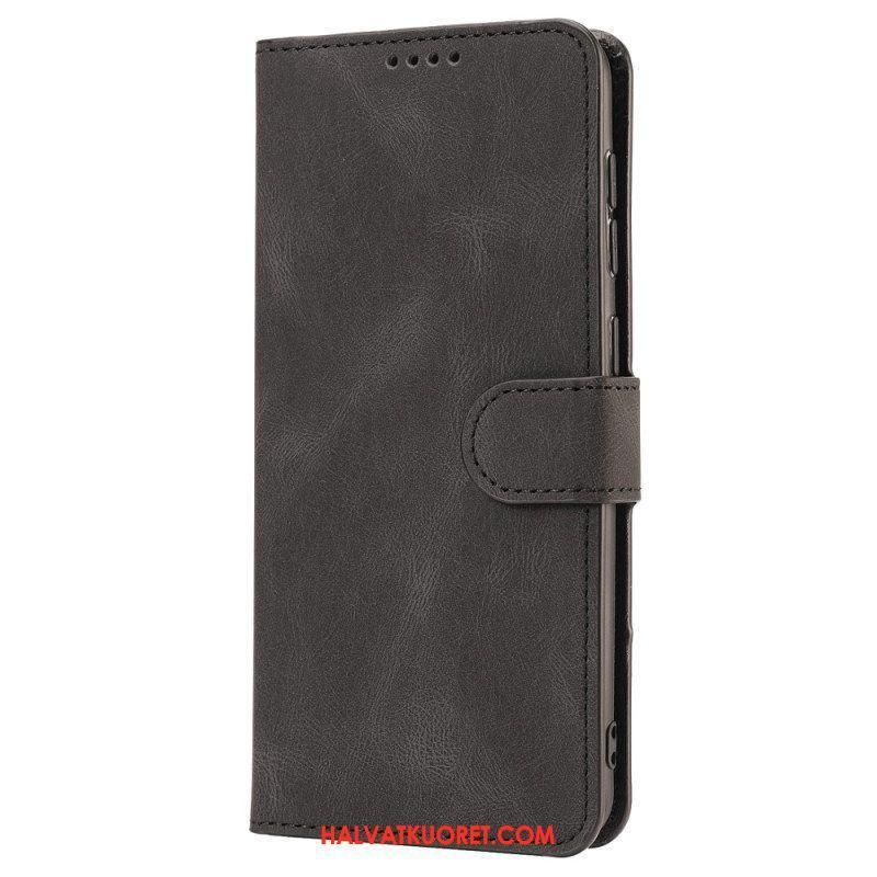 Nahkakotelo Xiaomi Redmi Note 12 5G Suojaketju Kuori Retro Strappy