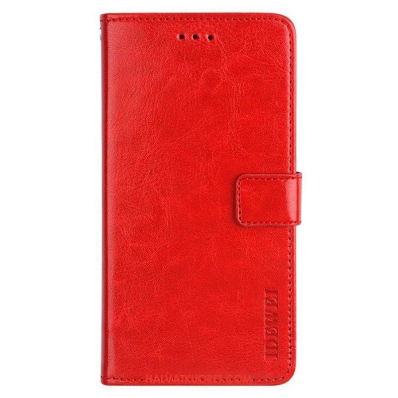 Nahkakotelo Xiaomi Redmi Note 12 Pro Nahkajäljitelmä Idewei