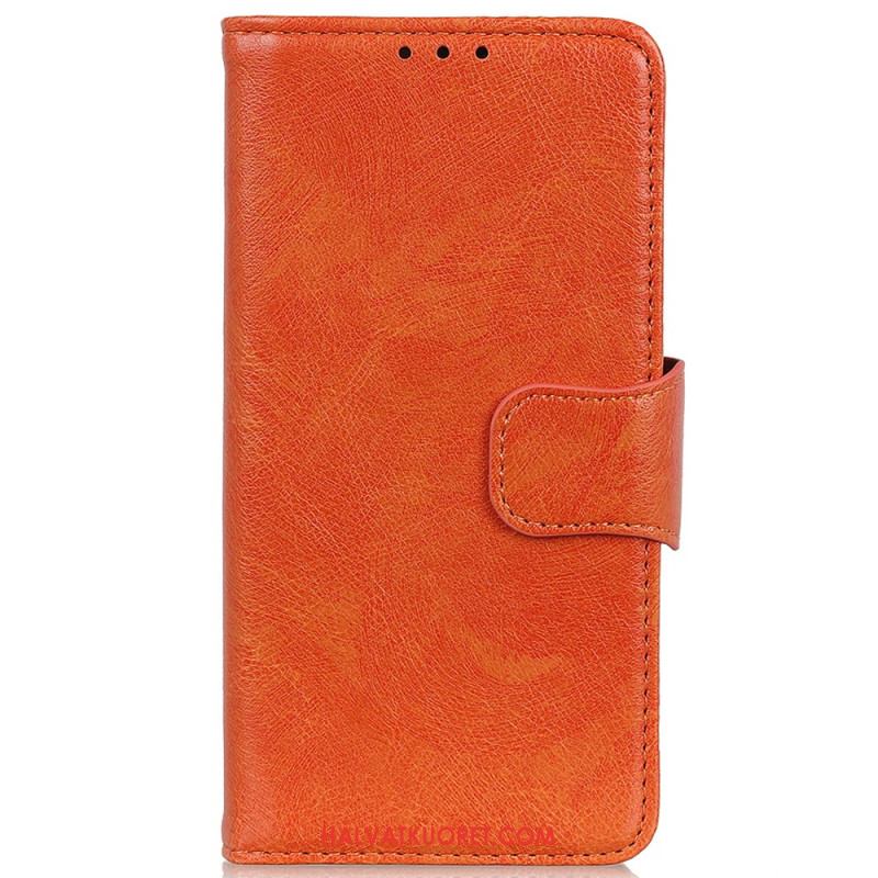 Nahkakotelo Xiaomi Redmi Note 13 Pro 4g Halkaistu Nappanahka