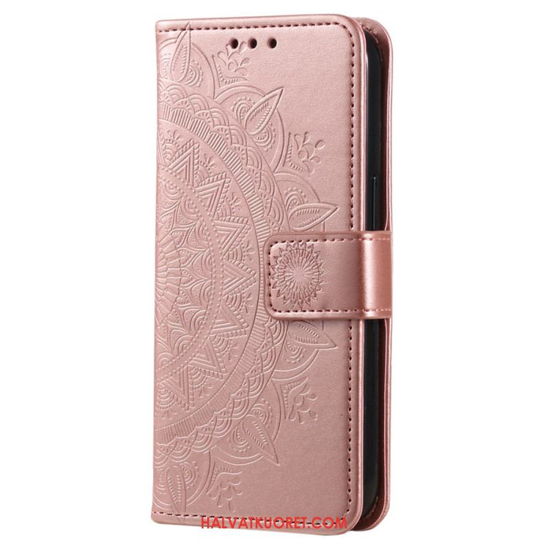 Nahkakotelo Xiaomi Redmi Note 14 4g Mandala-aurinko