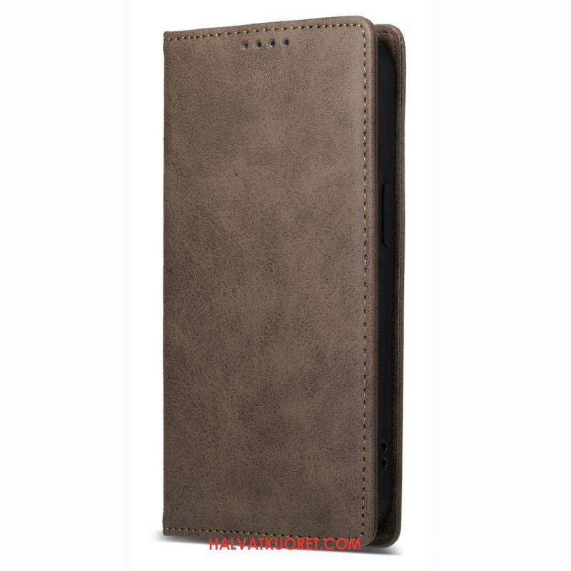 Nahkakotelo Xiaomi Redmi Note 14 4g Vintage Rfid-esto Suojakuori