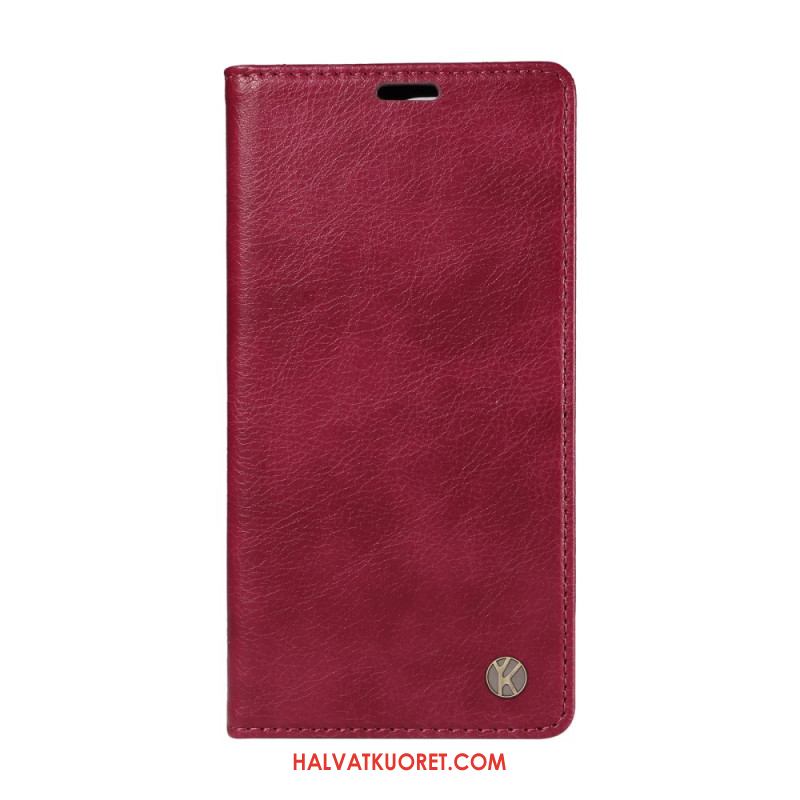 Nahkakotelo Xiaomi Redmi Note 14 4g Ykatu-kuvio