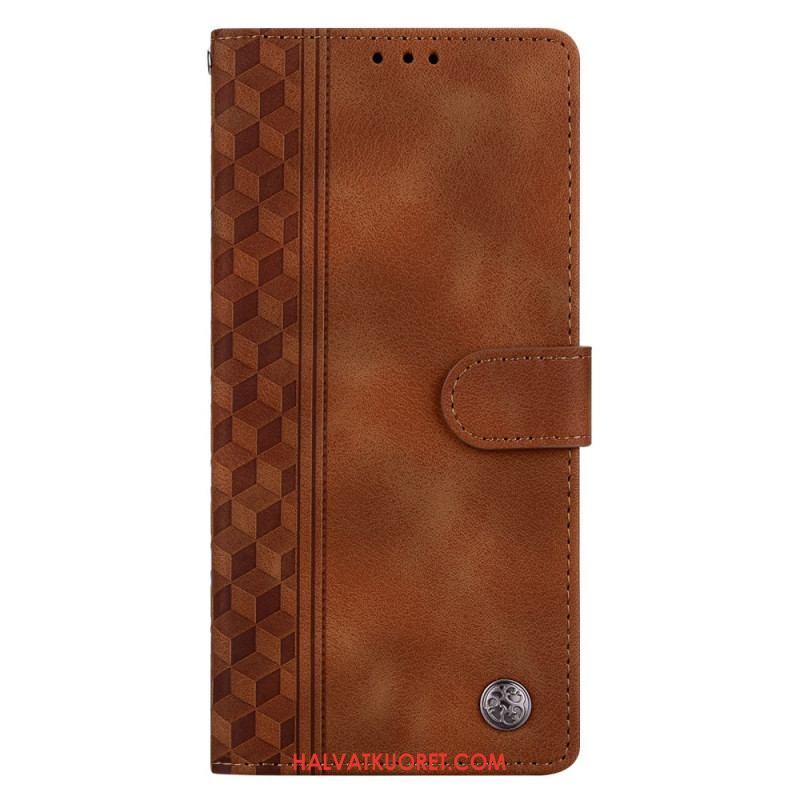 Nahkakotelo Xiaomi Redmi Note 14 5g Friisi Ja Niitit