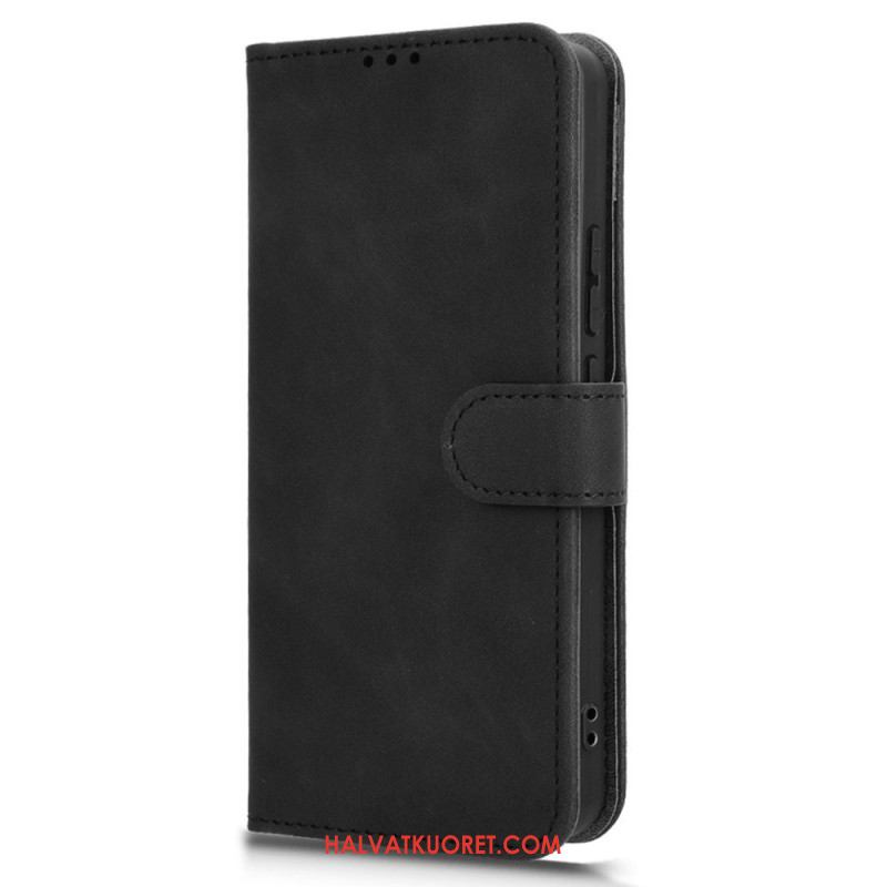 Nahkakotelo Xiaomi Redmi Note 14 5g Klassinen Mokkanahkaefekti