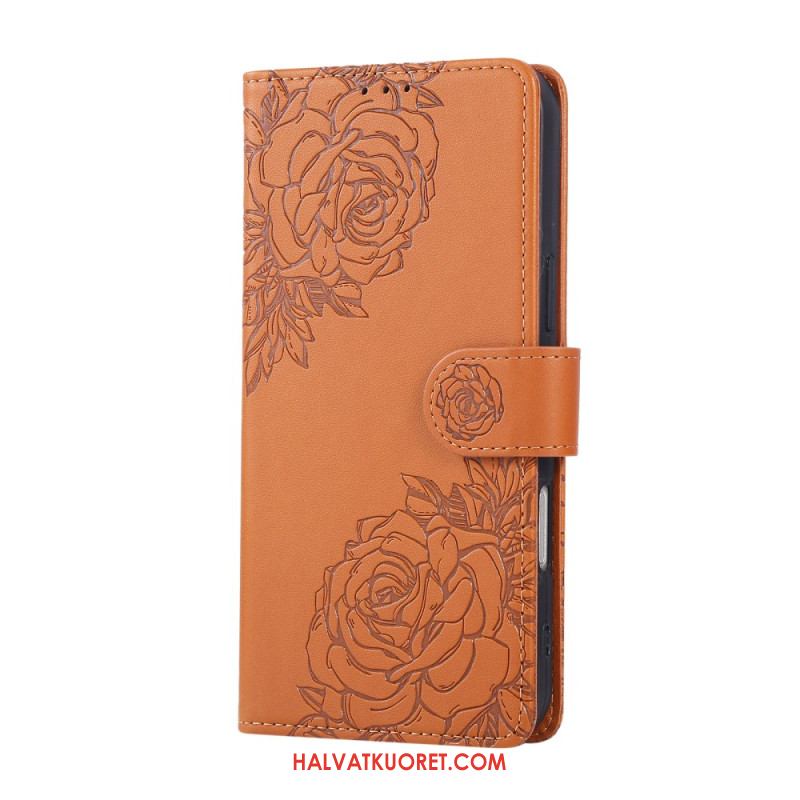 Nahkakotelo Xiaomi Redmi Note 14 5g Kukat