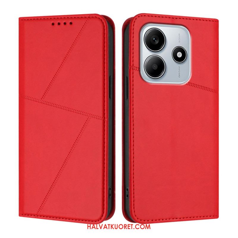 Nahkakotelo Xiaomi Redmi Note 14 5g Puhelinkuoret Viivat