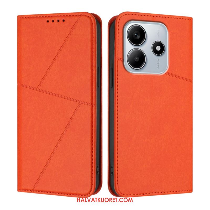 Nahkakotelo Xiaomi Redmi Note 14 5g Puhelinkuoret Viivat