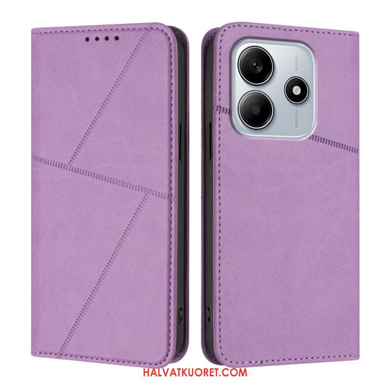 Nahkakotelo Xiaomi Redmi Note 14 5g Puhelinkuoret Viivat