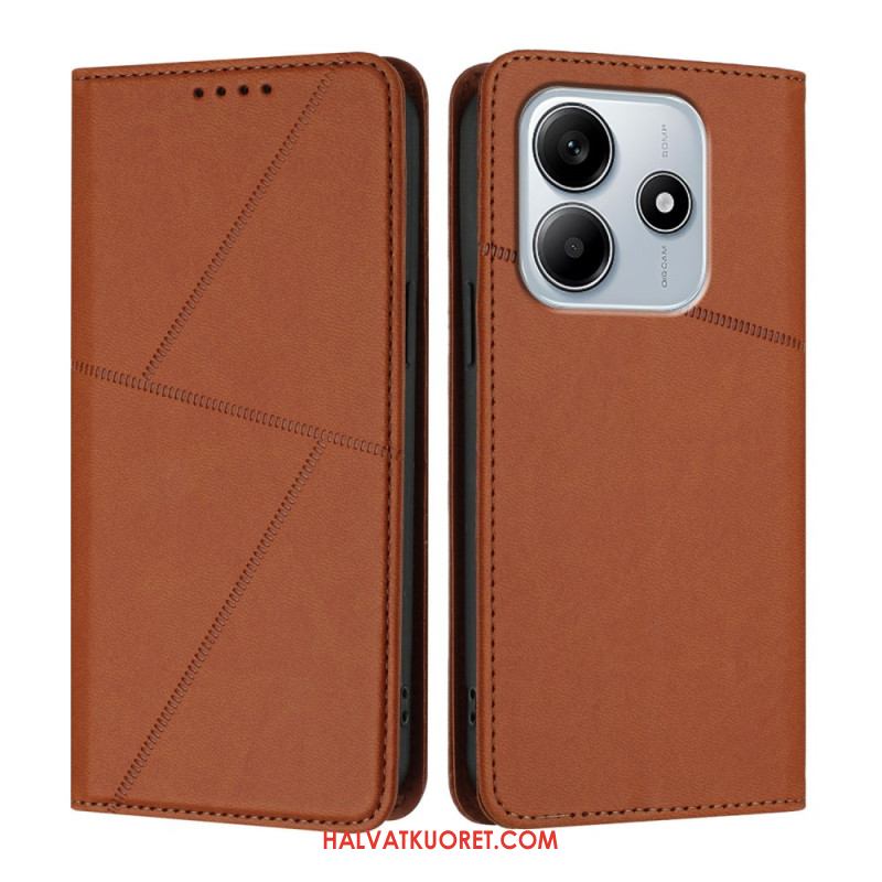 Nahkakotelo Xiaomi Redmi Note 14 5g Puhelinkuoret Viivat