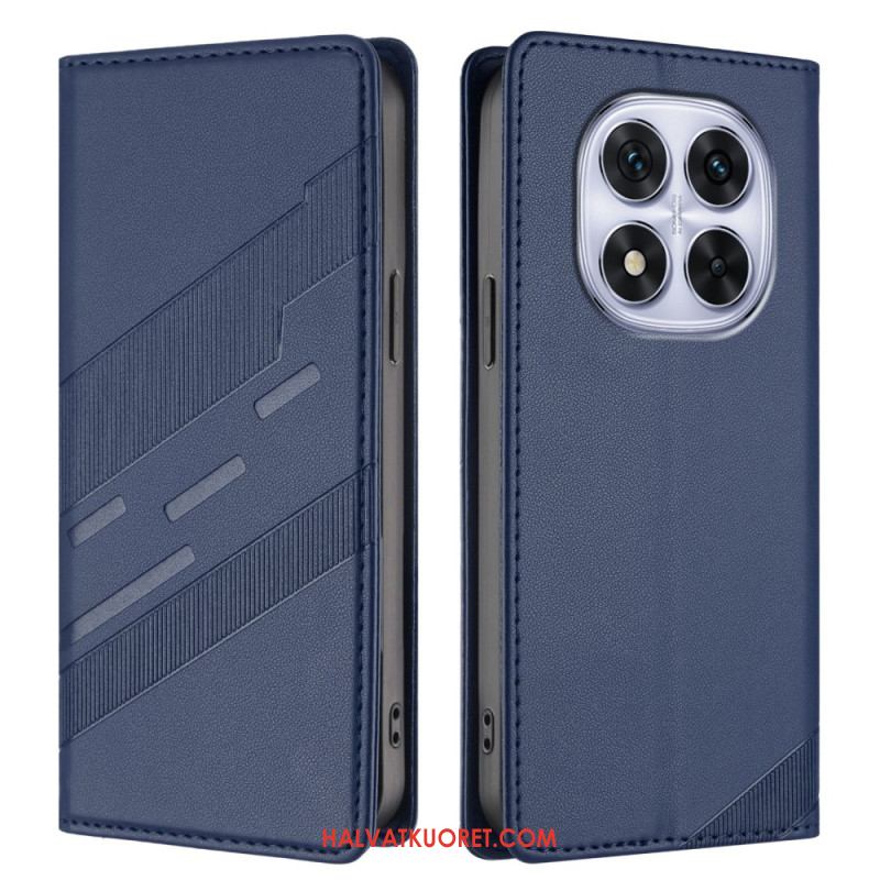 Nahkakotelo Xiaomi Redmi Note 14 Pro 4g Puhelinkuoret Punk-tyylinen