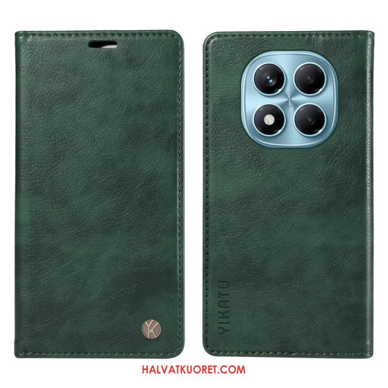 Nahkakotelo Xiaomi Redmi Note 14 Pro 4g Vintage Yikatu