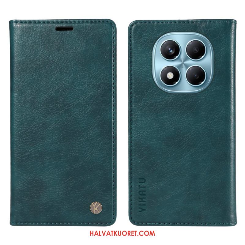 Nahkakotelo Xiaomi Redmi Note 14 Pro 4g Vintage Yikatu