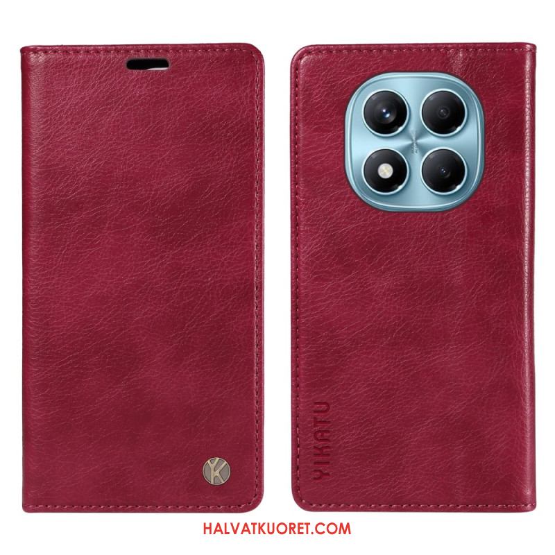 Nahkakotelo Xiaomi Redmi Note 14 Pro 4g Vintage Yikatu