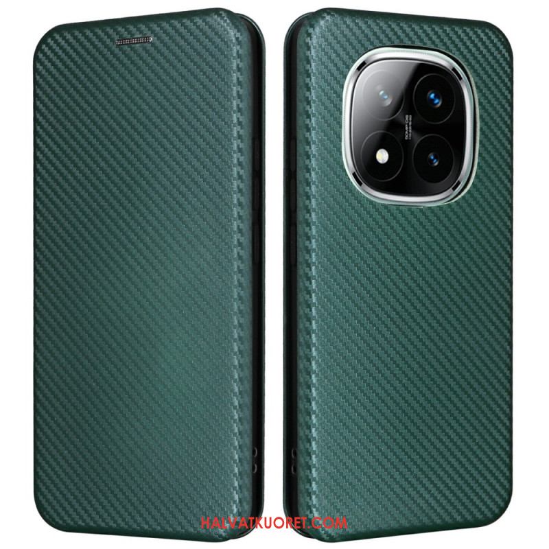 Nahkakotelo Xiaomi Redmi Note 14 Pro 5g Hiilikuitu