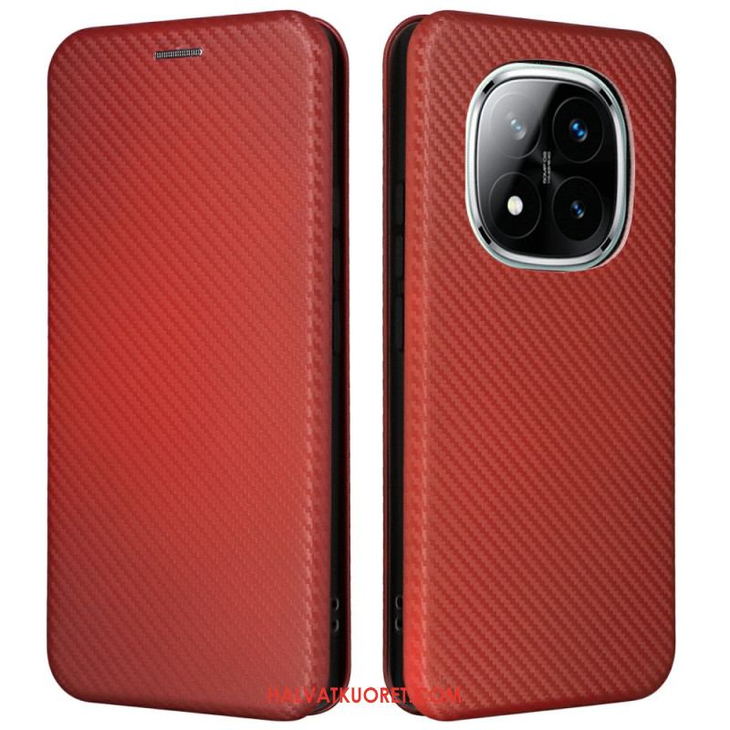 Nahkakotelo Xiaomi Redmi Note 14 Pro 5g Hiilikuitu