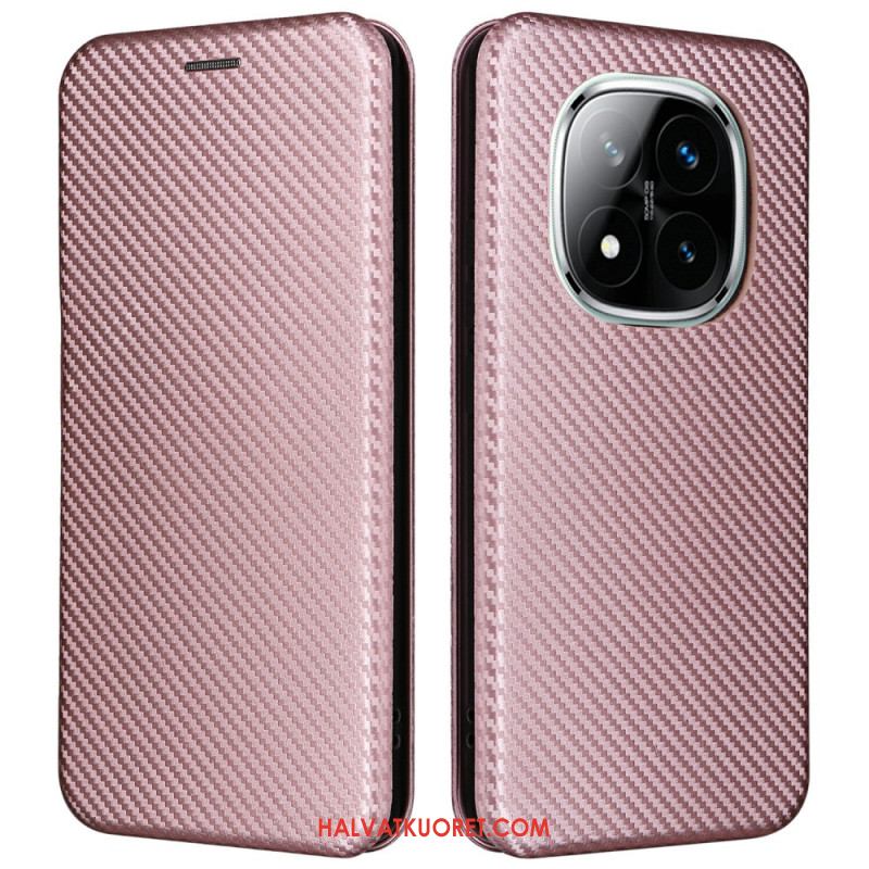 Nahkakotelo Xiaomi Redmi Note 14 Pro 5g Hiilikuitu