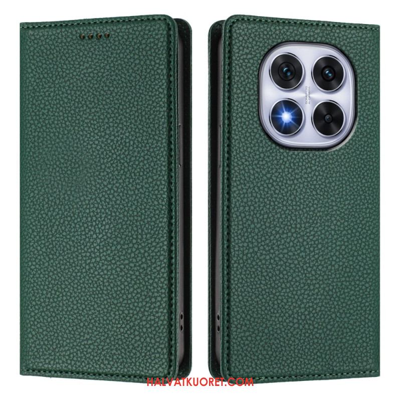 Nahkakotelo Xiaomi Redmi Note 14 Pro 5g Teksturoitu Rfid Suojakuori