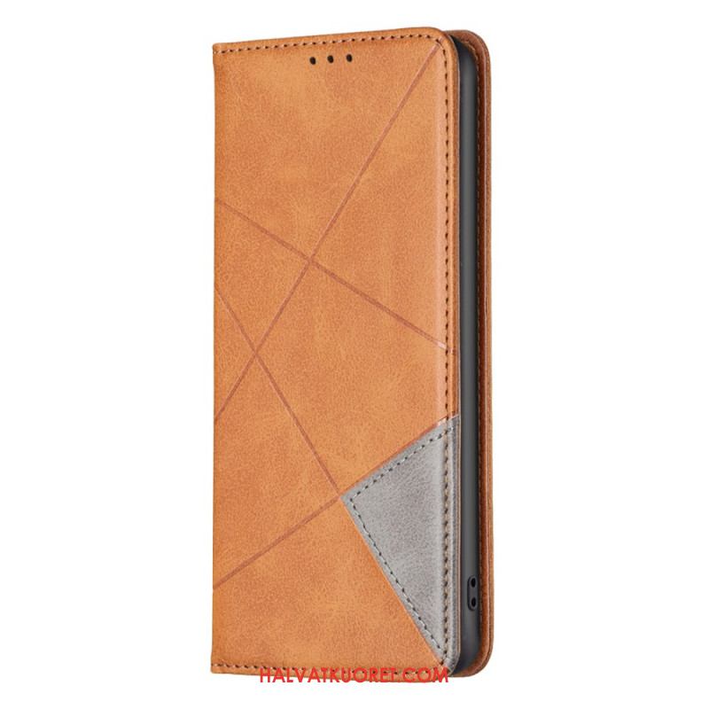 Nahkakotelo Xiaomi Redmi Note 14 Pro Plus 5g Geometrinen