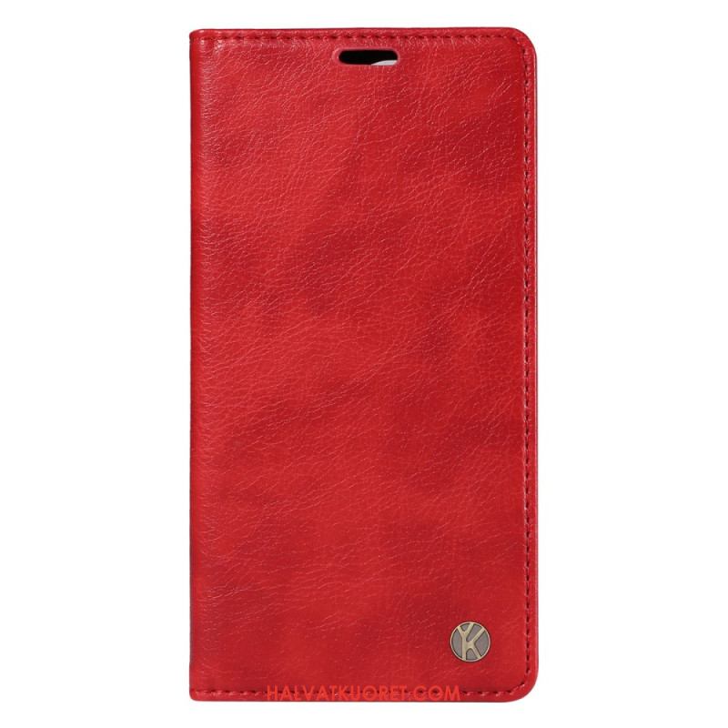 Nahkakotelo Xiaomi Redmi Note 14 Pro Plus 5g Vintage Ykatu Suojakuori