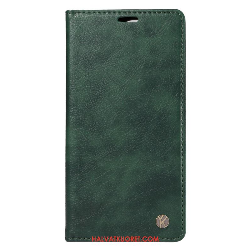 Nahkakotelo Xiaomi Redmi Note 14 Pro Plus 5g Vintage Ykatu Suojakuori