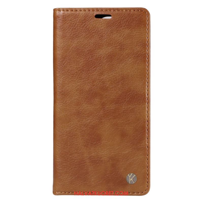 Nahkakotelo Xiaomi Redmi Note 14 Pro Plus 5g Vintage Ykatu Suojakuori