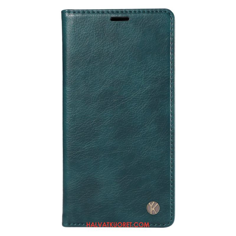 Nahkakotelo Xiaomi Redmi Note 14 Pro Plus 5g Vintage Ykatu Suojakuori