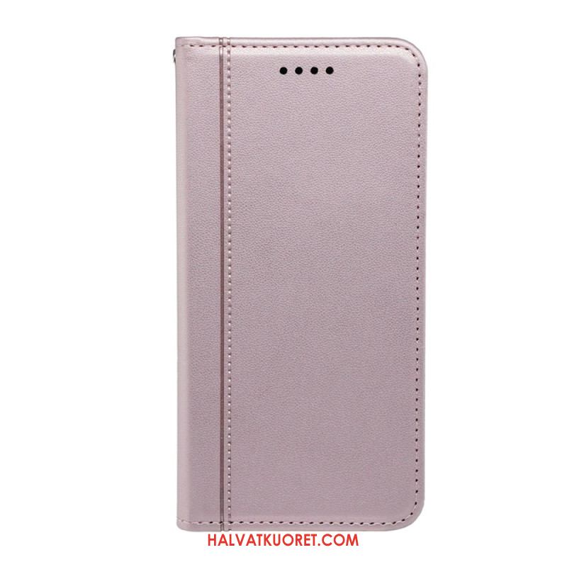 Nahkakotelo Xiaomi Redmi Note 14s Kanttinauha Ja Hihna