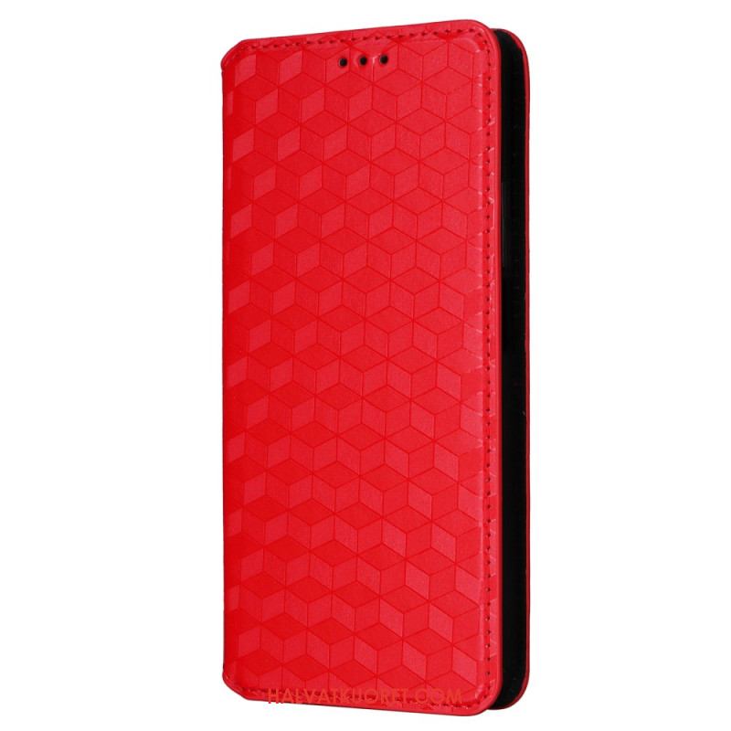 Nahkakotelo Xiaomi Redmi Note 14s Puhelinkuoret Timanttikuvio