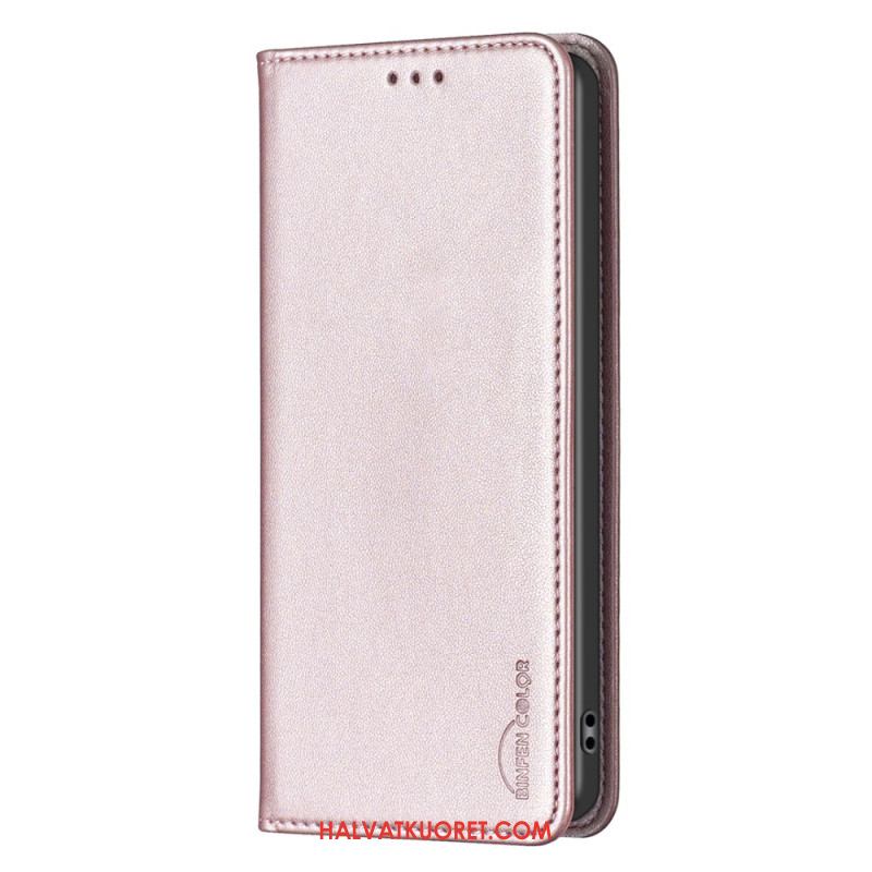 Nahkakotelo Xiaomi Redmi Note 15 5g Binfen Color Nahkakuvio