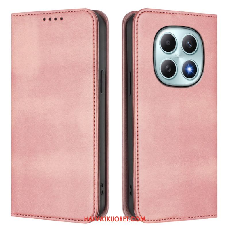 Nahkakotelo Xiaomi Redmi Note 15 5g Retro Rfid-suojauksella