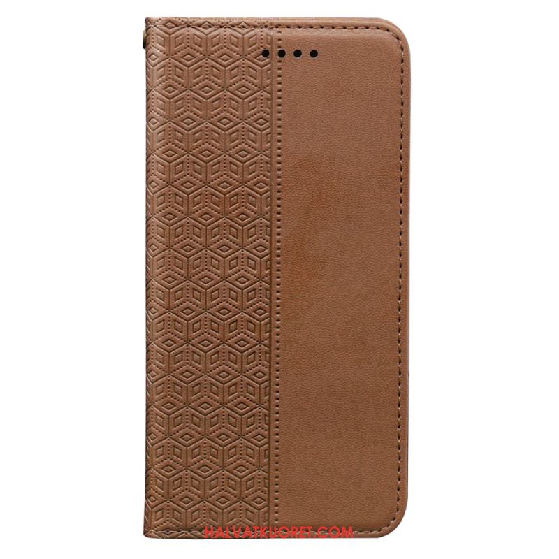 Nahkakotelo Xiaomi Redmi Note 15 Pro Plus 5g Läppäkansi Hihnareunuksella