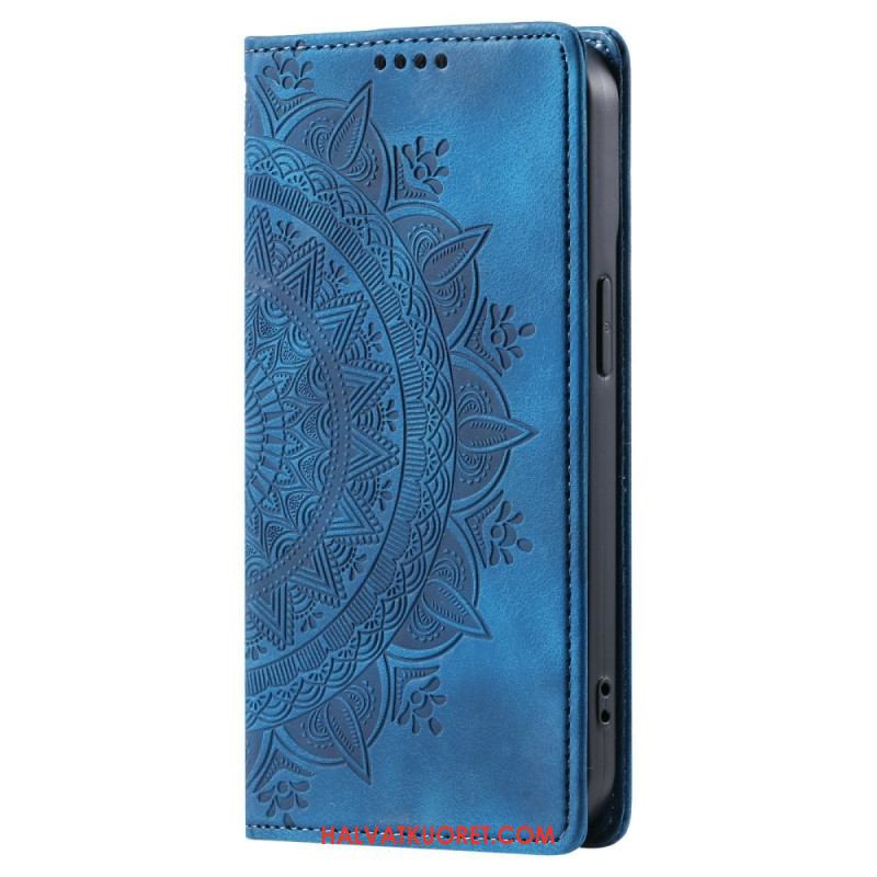 Nahkakotelo Xiaomi Redmi Note 15 Pro Plus 5g Mandala-mokkanahkakuvio