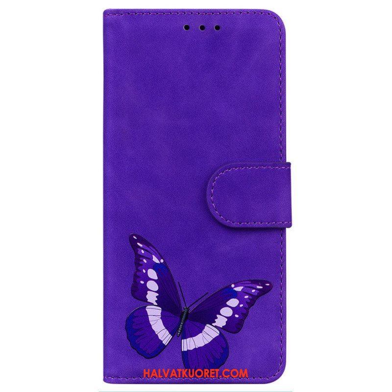 Nahkakotelo iPhone 14 Pro Butterfly Elegance