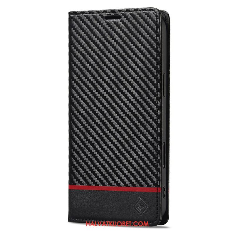 Nahkakotelo iPhone 17 Hiilikuitu Lc.imeeke