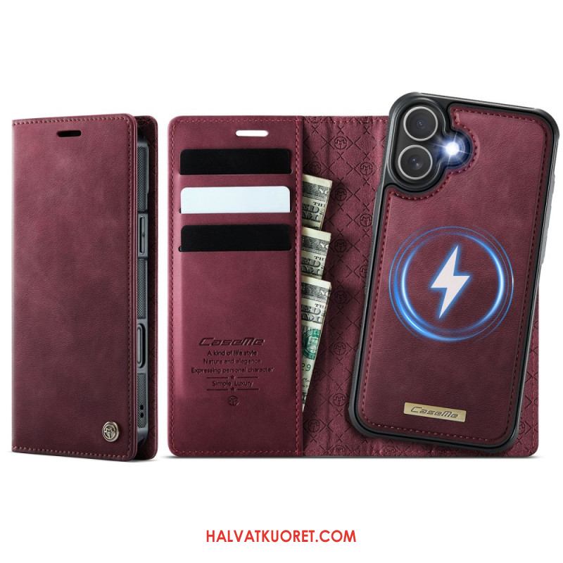 Nahkakotelo iPhone 17 Magsafe-yhteensopiva Irrotettava Kotelo Ja Rfid-suoja