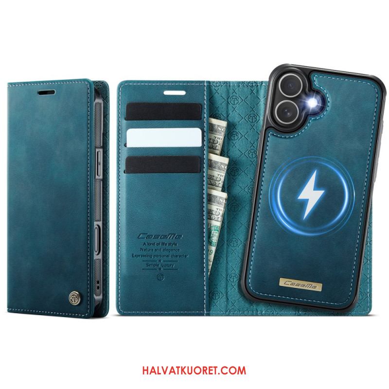 Nahkakotelo iPhone 17 Magsafe-yhteensopiva Irrotettava Kotelo Ja Rfid-suoja