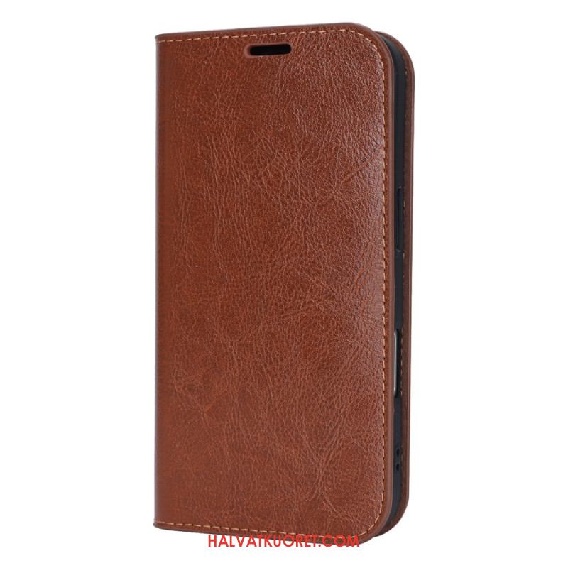 Nahkakotelo iPhone 17 Nahka Suojakuori