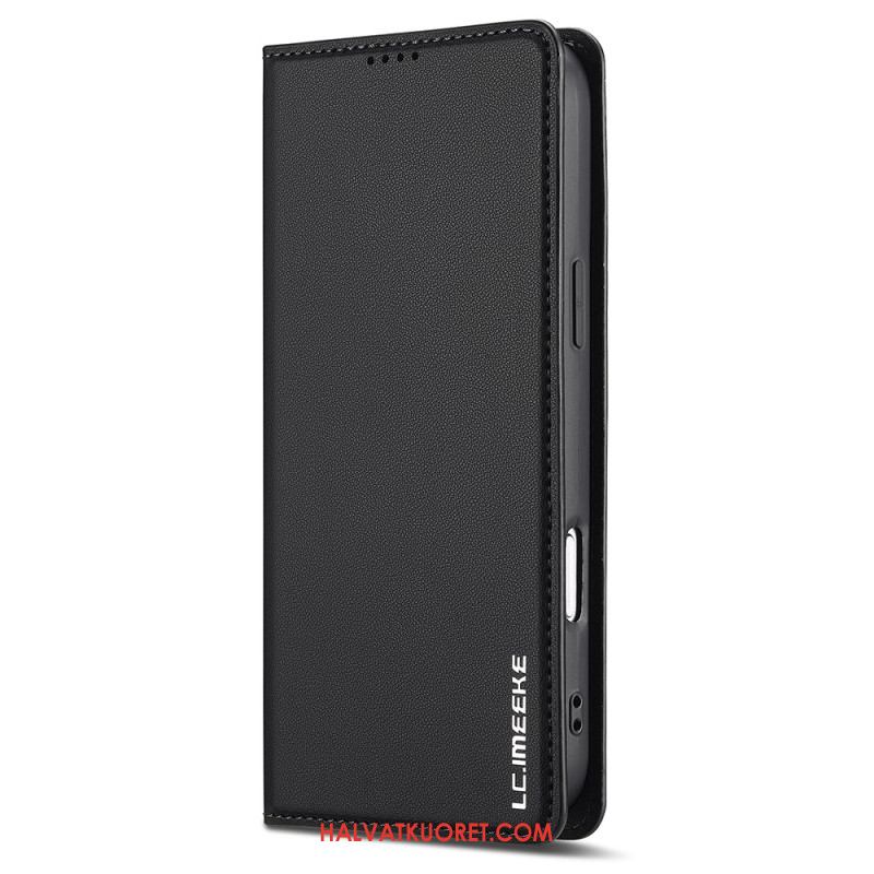 Nahkakotelo iPhone 17 Pro Klassinen Lc.imeeke Suojakuori