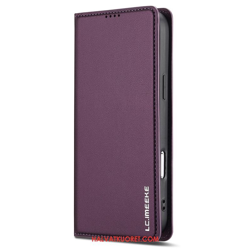 Nahkakotelo iPhone 17 Pro Klassinen Lc.imeeke Suojakuori