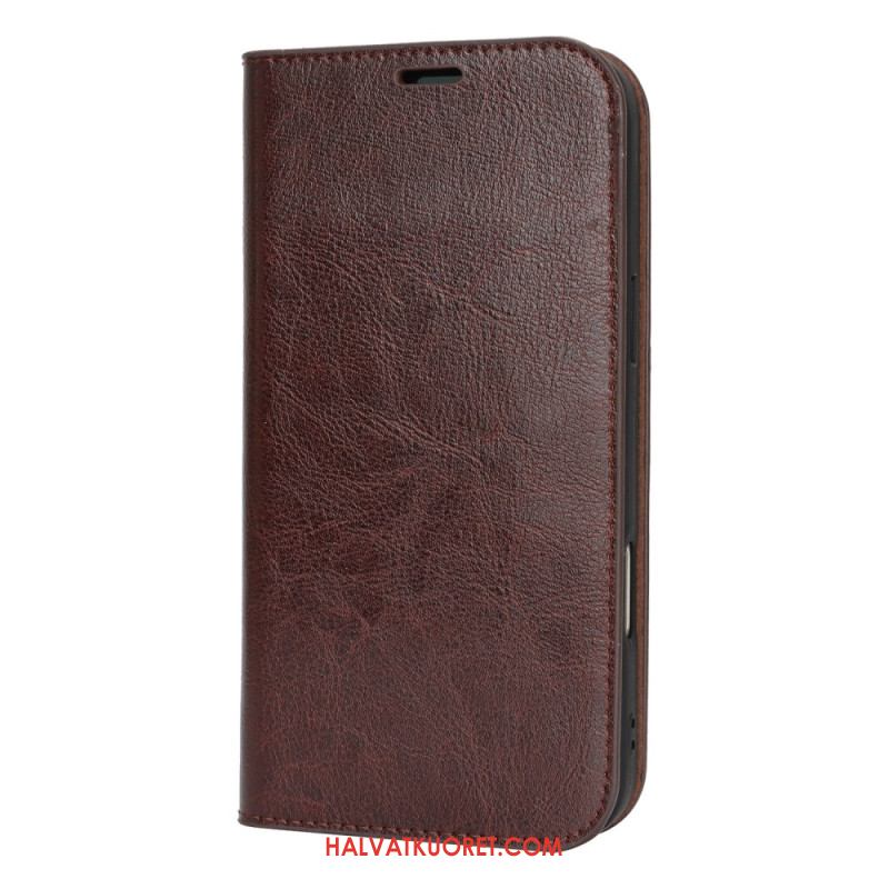 Nahkakotelo iPhone 17 Pro Max Aitoa Nahkaa