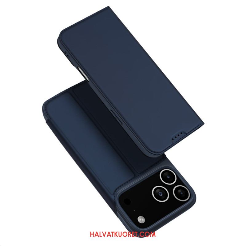 Nahkakotelo iPhone 17 Pro Max Dux Ducis Pro -sarjan Suojakuori