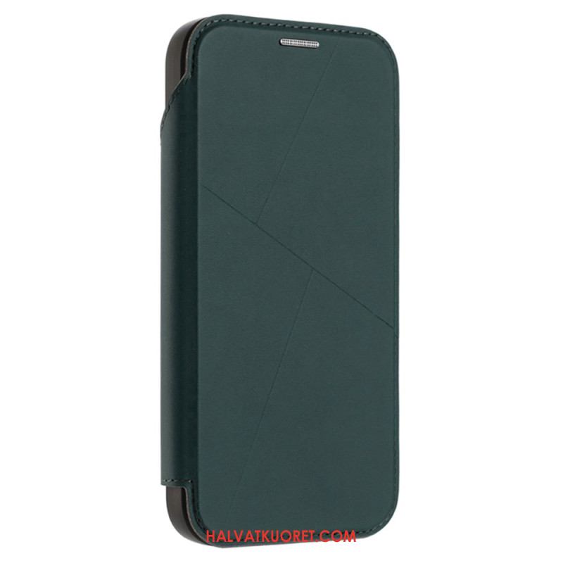 Nahkakotelo iPhone 17 Pro Max Magneettinen Suljin Ja Korttikotelo