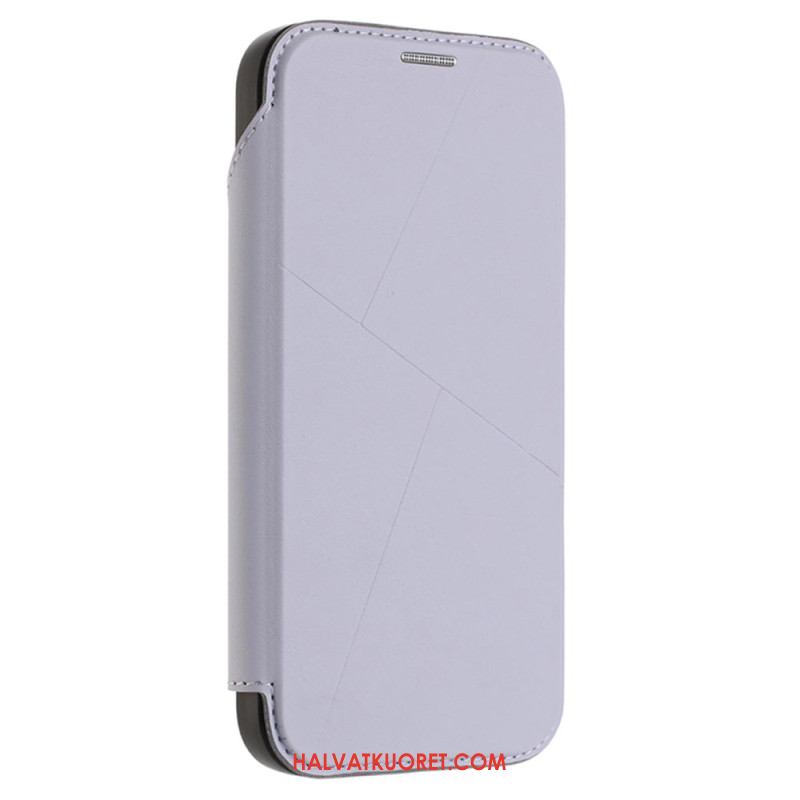 Nahkakotelo iPhone 17 Pro Max Magneettinen Suljin Ja Korttikotelo