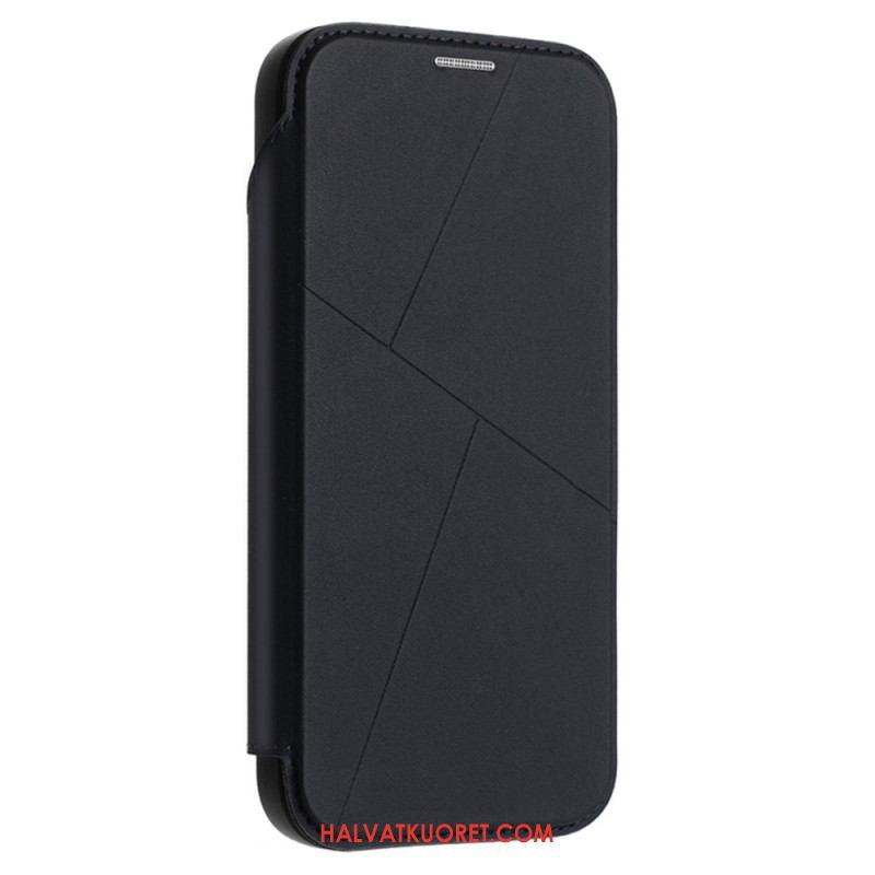 Nahkakotelo iPhone 17 Pro Max Magneettinen Suljin Ja Korttikotelo