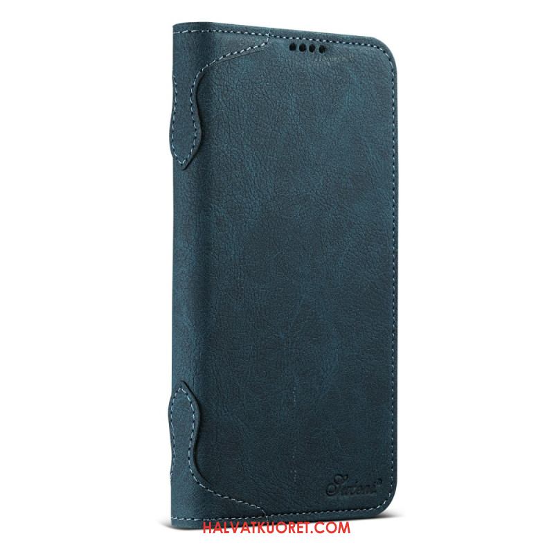 Nahkakotelo iPhone 17 Pro Max Magsafe Premium Vintage -yhteensopiva Suojakuori