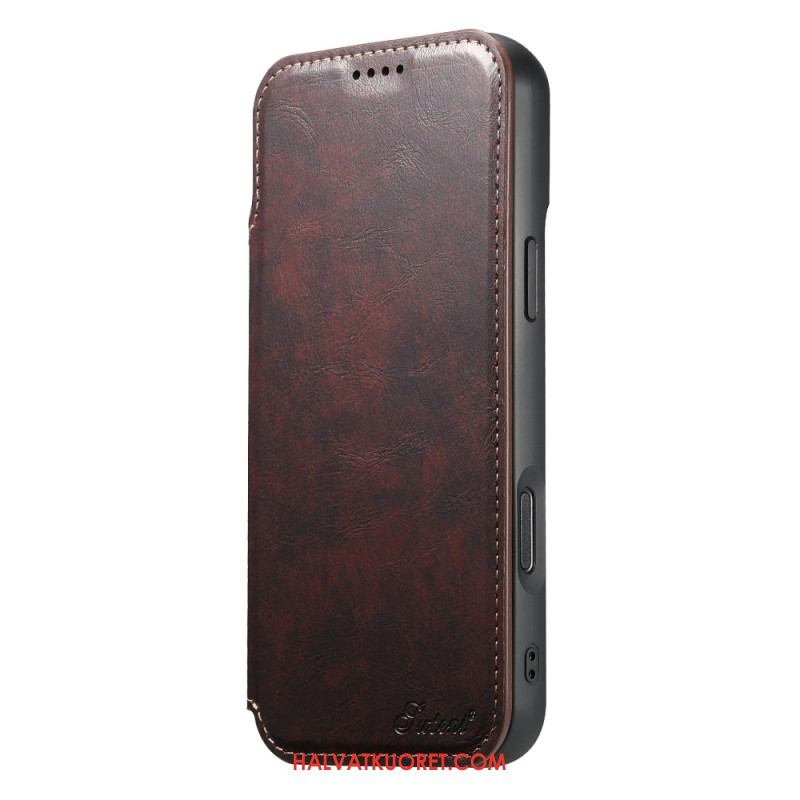 Nahkakotelo iPhone 17 Pro Max Magsafe-yhteensopiva