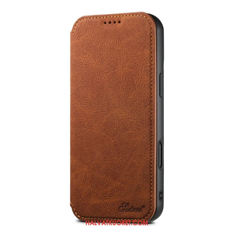 Nahkakotelo iPhone 17 Puhelinkuoret Magsafe-yhteensopiva Nahkatyyli